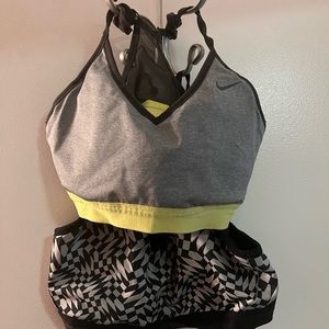Two nike sports bras
